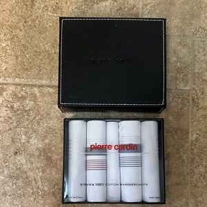 Pierre Cardin 100% Cotton Handkerchief Set